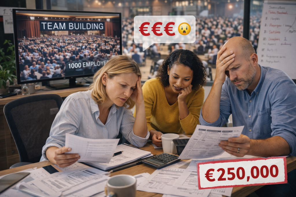 organisation team building grand groupe gros evenement